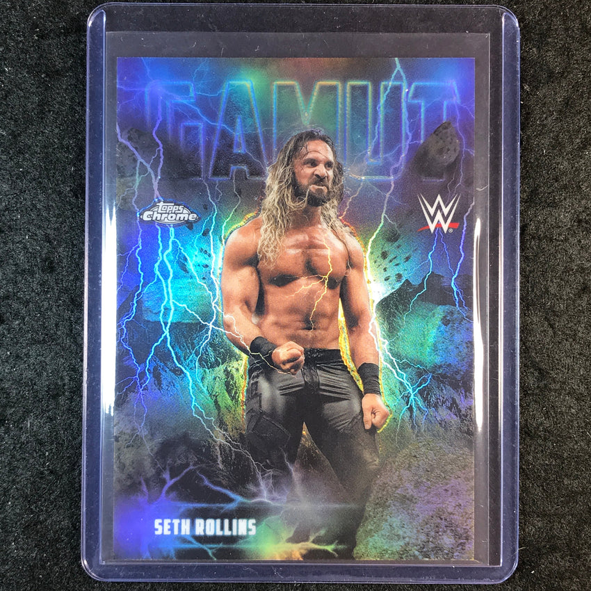 2026 Topps Chrome WWE SETH ROLLINS Gamut SSP #GAM-18