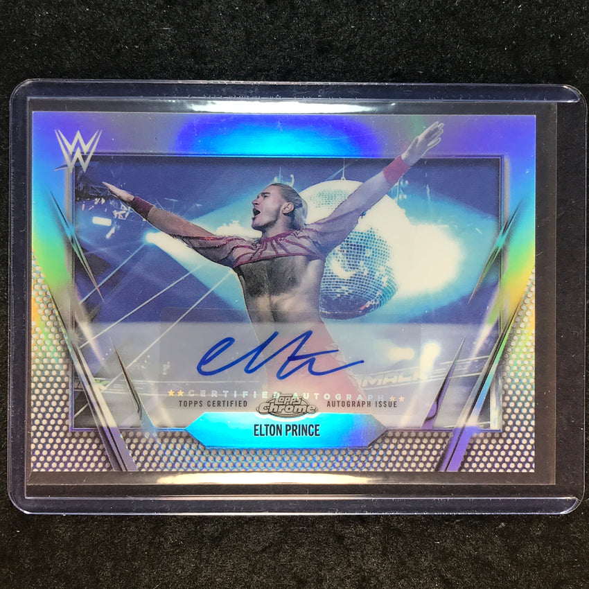 2026 Topps Chrome WWE ELTON PRINCE Chrome Autographs Refractor #BCA-ELP