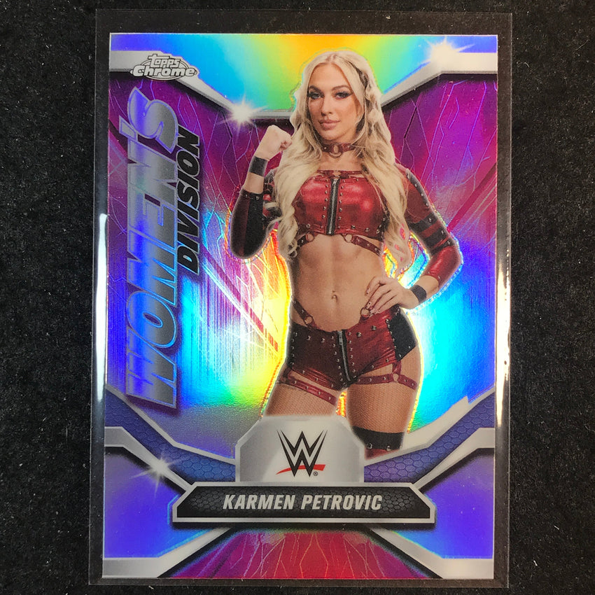 2026 Topps Chrome WWE KARMEN PETROVIC Women's Division Refractor #WDV-30
