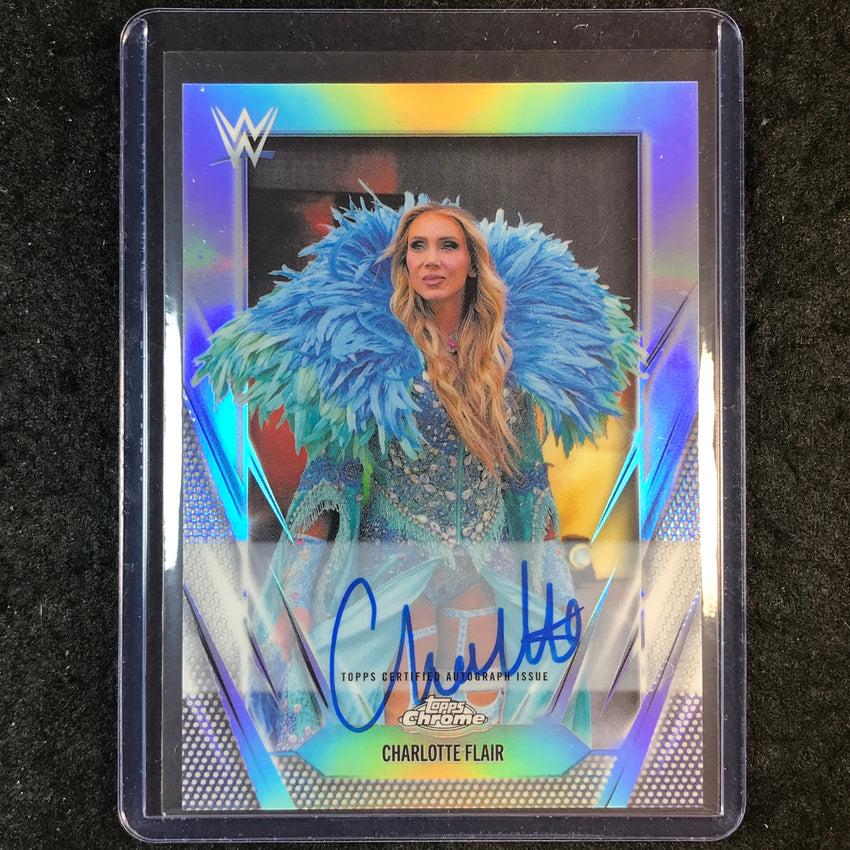 2026 Topps Chrome WWE CHARLOTTE FLAIR Chrome Autographs Refractor #BCA-CHF