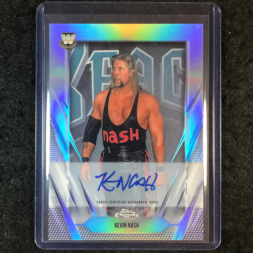 2026 Topps Chrome WWE KEVIN NASH Chrome Autographs Refractor #BCA-KEN