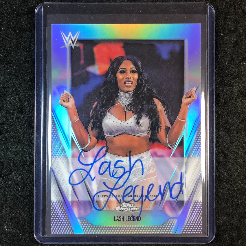 2026 Topps Chrome WWE LASH LEGEND Chrome Autographs Refractor #BCA-LAL