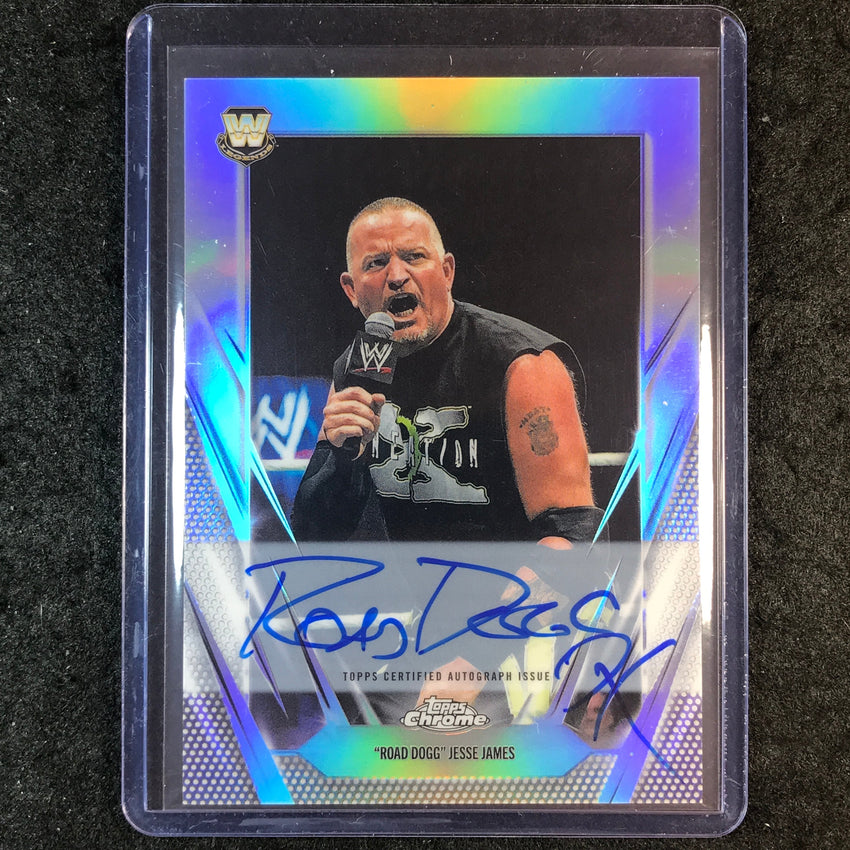 2026 Topps Chrome WWE ROAD DOGG JESSE JAMES Chrome Autographs Refractor #BCA-ROJ
