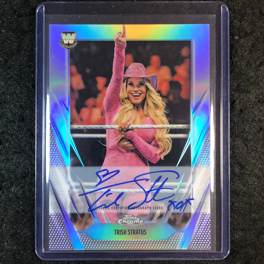 2026 Topps Chrome WWE TRISH STRATUS Chrome Autographs Refractor #BCA-TRS