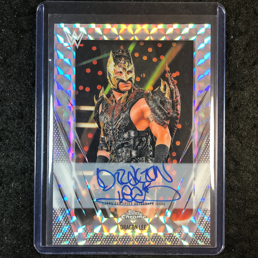 2026 Topps Chrome WWE DRAGON LEE Chrome Autographs Geometric #BCA-DRL