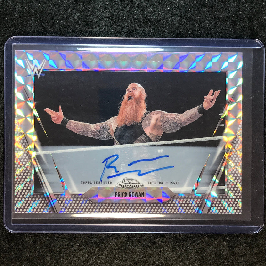 2026 Topps Chrome WWE ERICK ROWAN Chrome Autographs Geometric #BCA-ERO