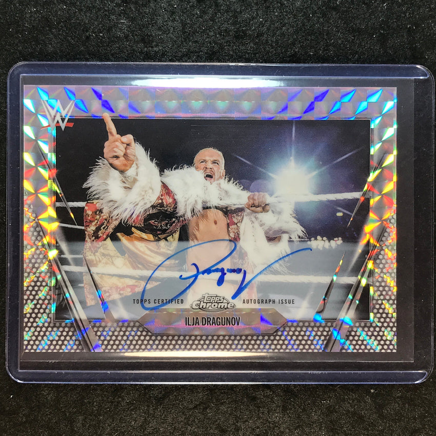 2026 Topps Chrome WWE ILJA DRAGUNOV Chrome Autographs Geometric #BCA-ILD