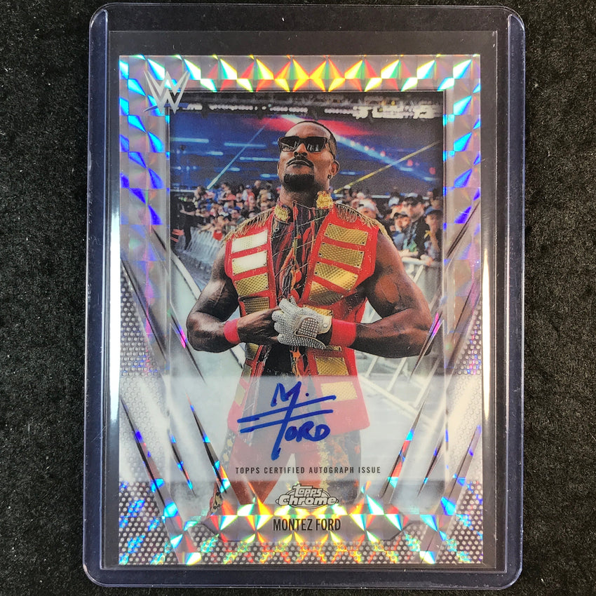 2026 Topps Chrome WWE MONTEZ FORD Chrome Autographs Geometric #BCA-MOF