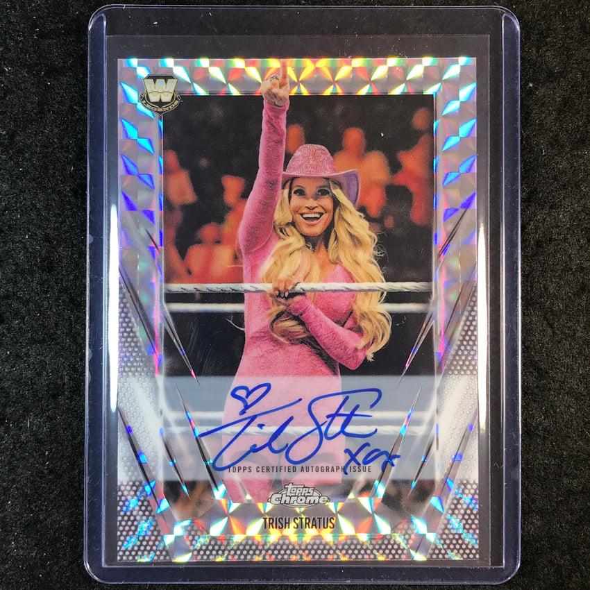2026 Topps Chrome WWE TRISH STRATUS Chrome Autographs Geometric #BCA-TRS