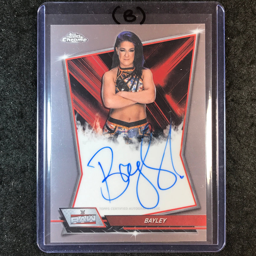 2026 Topps Chrome WWE BAYLEY Red Brand Auto Base #RBA-BAY (B)
