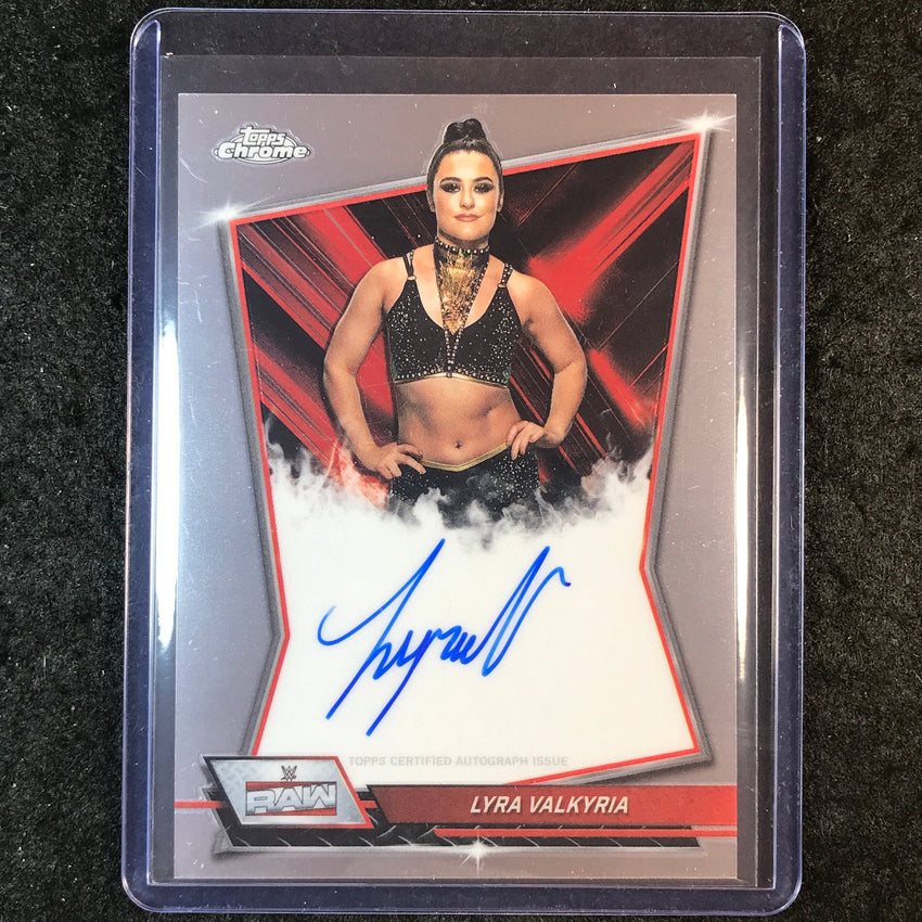 2026 Topps Chrome WWE LYRA VALKYRIA Red Brand Auto Base #RBA-LYR