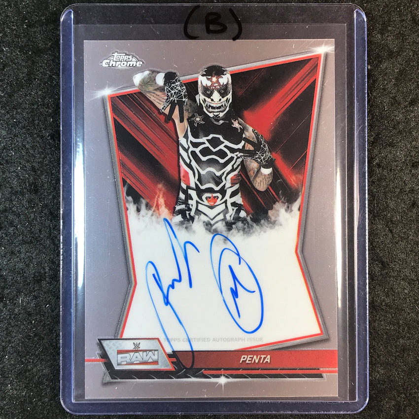 2026 Topps Chrome WWE PENTA Red Brand Auto Base #RBA-PEN (B)