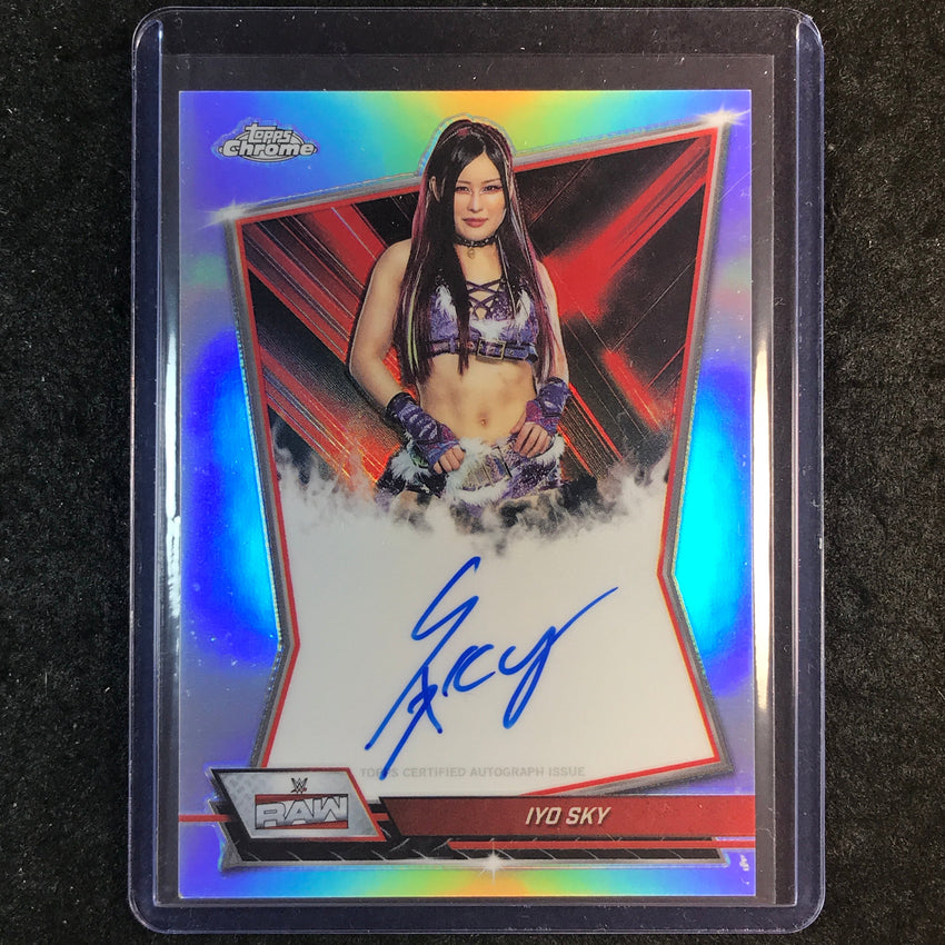 2026 Topps Chrome WWE IYO SKY Red Brand Auto Refractor #RBA-IYO