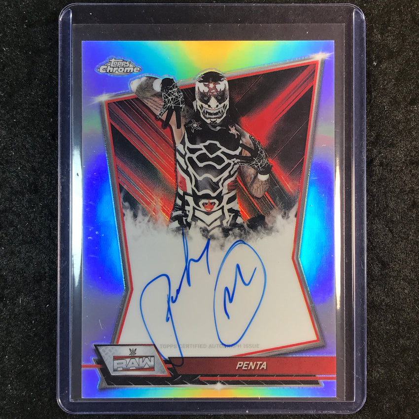 2026 Topps Chrome WWE PENTA Red Brand Auto Refractor #RBA-PEN