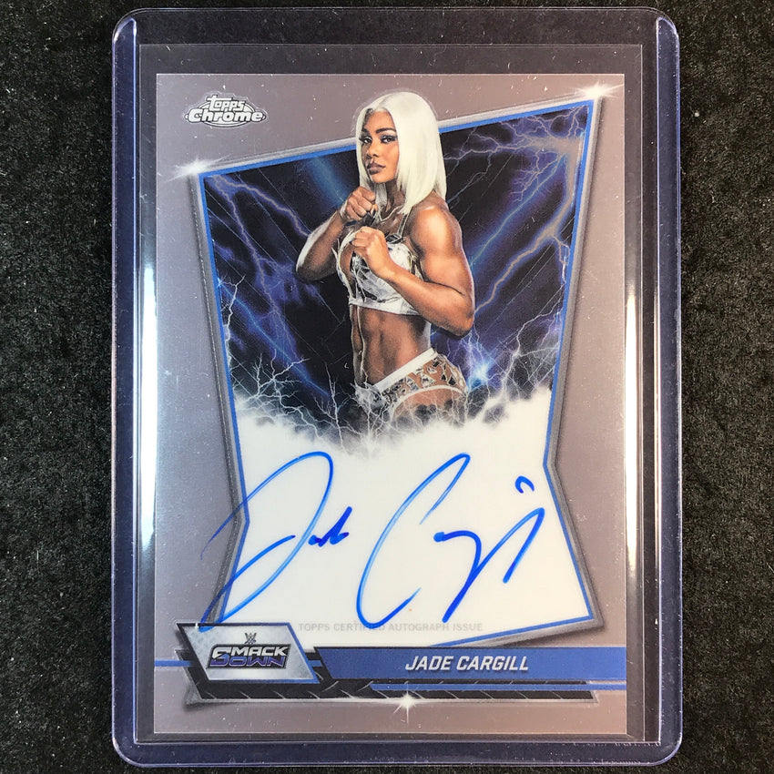 2026 Topps Chrome WWE JADE CARGILL Blue Brand Auto Base #BBA-JAD