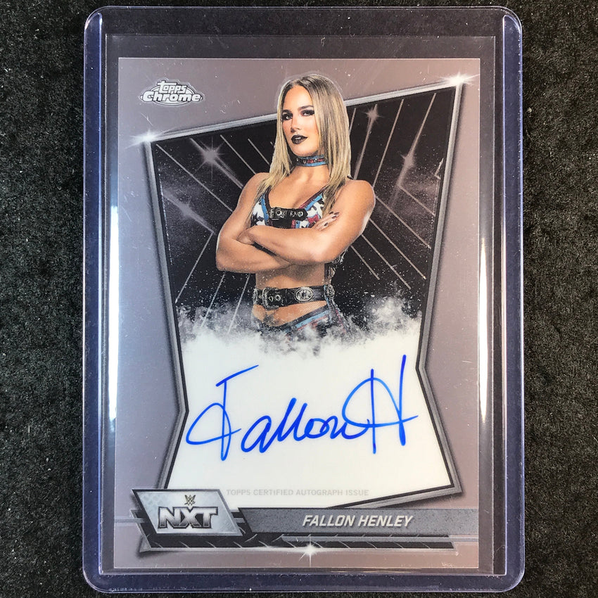 2026 Topps Chrome WWE FALLON HENLEY NXT Autographs Base #NXT-FAL