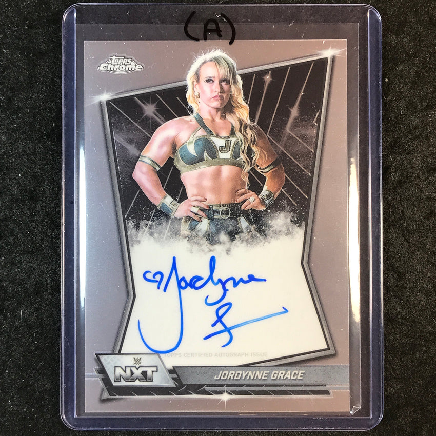 2026 Topps Chrome WWE JORDYNNE GRACE NXT Autographs Base #NXT-JOR (A)