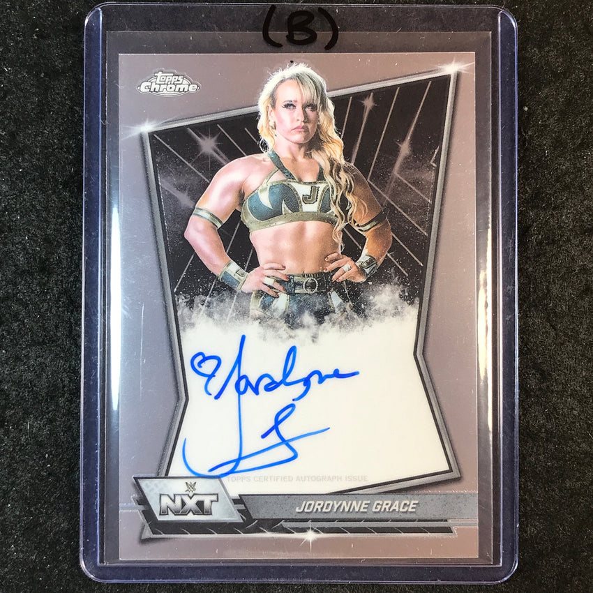 2026 Topps Chrome WWE JORDYNNE GRACE NXT Autographs Base #NXT-JOR (B)