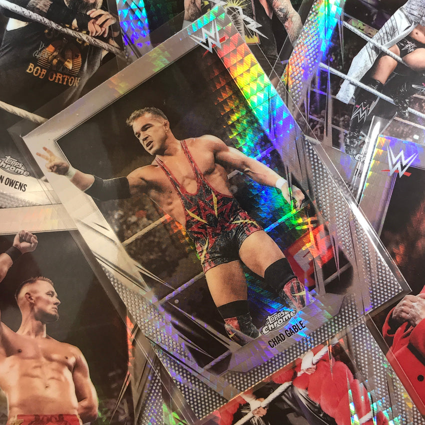 2026 Topps Chrome WWE SAQUON SHUGARS Rookie Base Prism #154