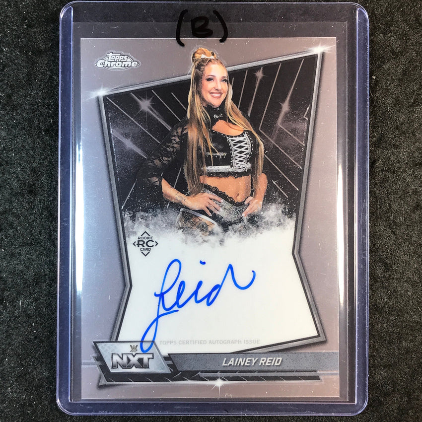 2026 Topps Chrome WWE LAINEY REID NXT Autographs Base #NXT-LAI (B)