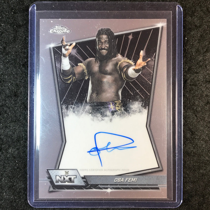 2026 Topps Chrome WWE OBA FEMI NXT Autographs Base #NXT-OBA