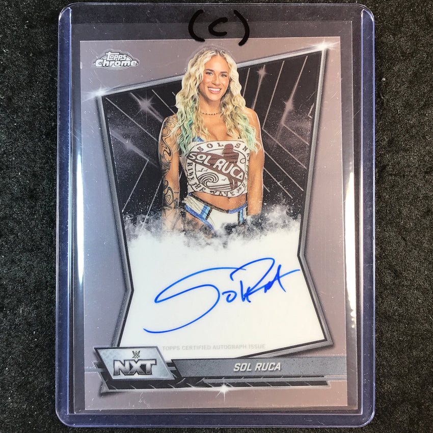 2026 Topps Chrome WWE SOL RUCA NXT Autographs Base #NXT-SOL (C)