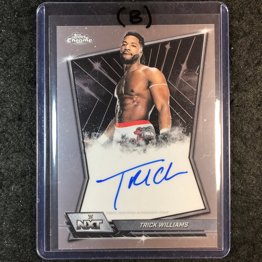 2026 Topps Chrome WWE TRICK WILLIAMS NXT Autographs Base #NXT-TRI (B)
