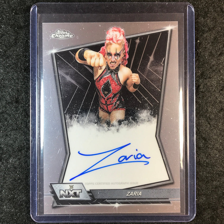 2026 Topps Chrome WWE ZARIA NXT Autographs Base #NXT-ZAR