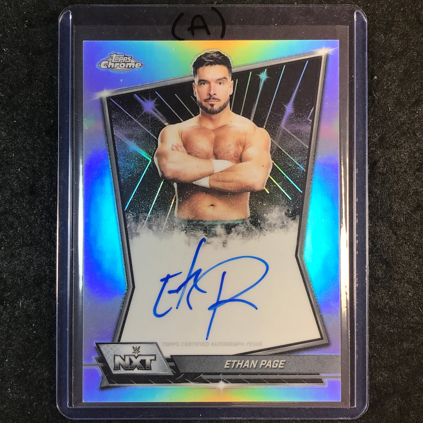 2026 Topps Chrome WWE ETHAN PAGE NXT Autographs Refractor #NXT-ETH (A)