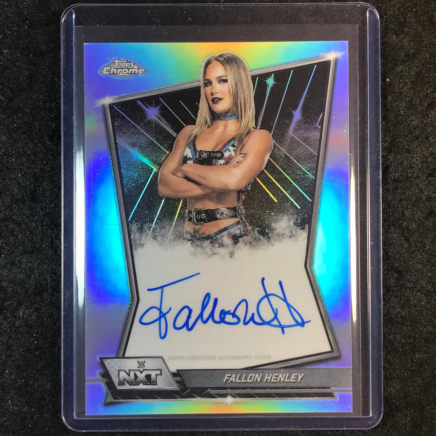 2026 Topps Chrome WWE FALLON HENLEY NXT Autographs Refractor #NXT-FAL
