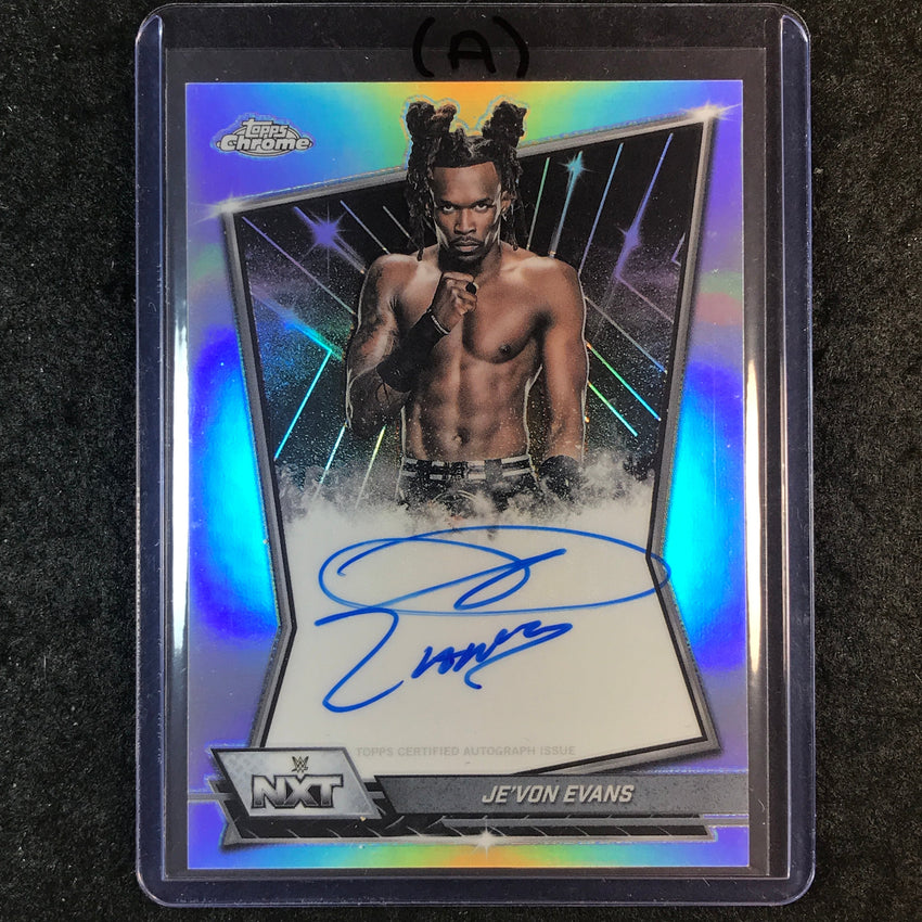 2026 Topps Chrome WWE JE'VON EVANS NXT Autographs Refractor #NXT-JEV (A)