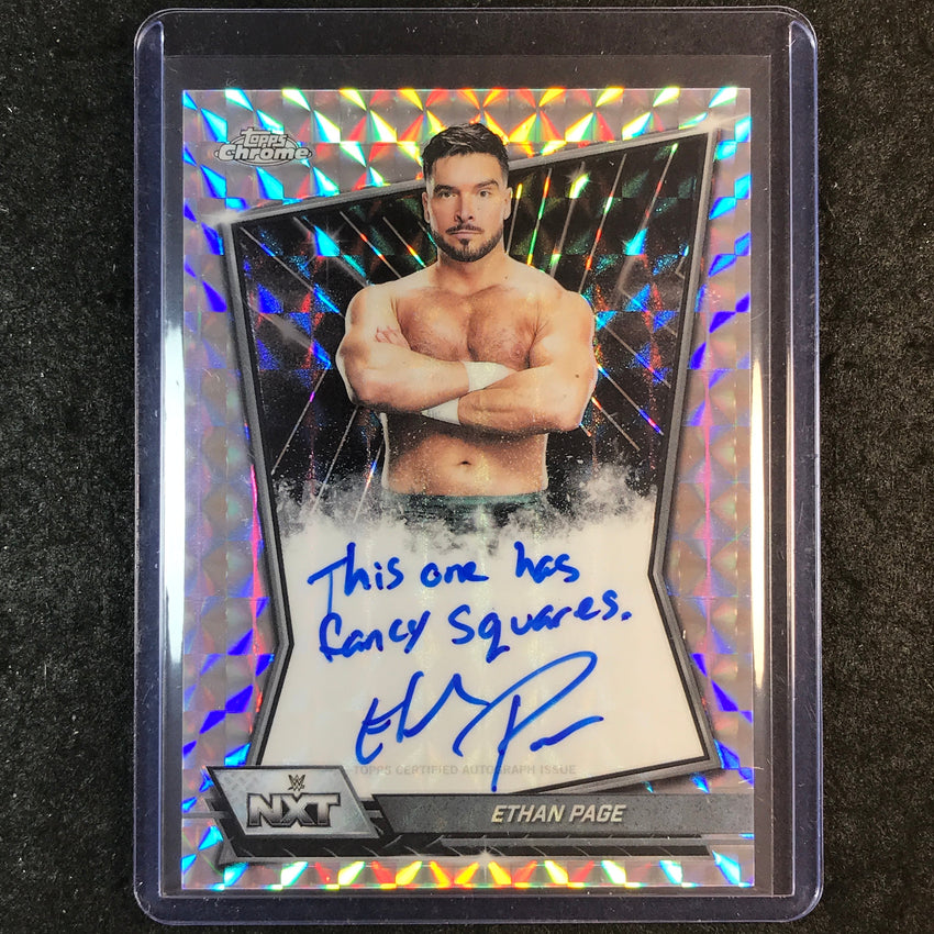 2026 Topps Chrome WWE ETHAN PAGE NXT Inscription Auto Geometric #NXT-ETH