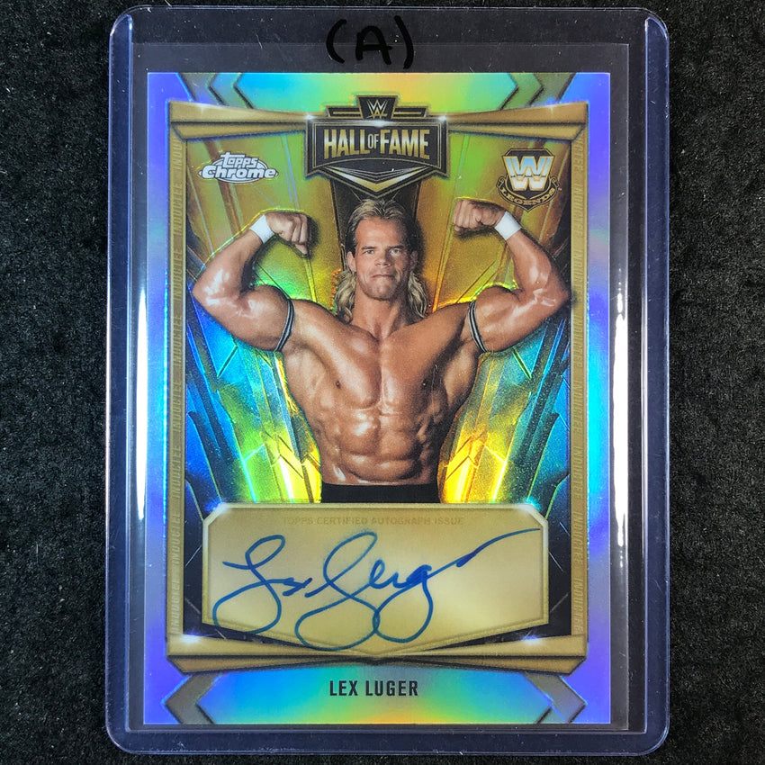 2026 Topps Chrome WWE LEX LUGER Hall of Fame Auto Refractor #HOF-LL (A)