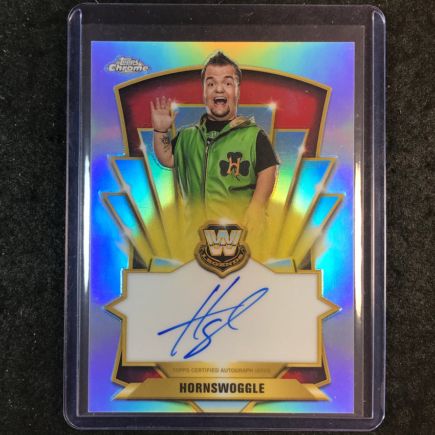 2026 Topps Chrome WWE HORNSWOGGLE Legendary Chrome Auto #LCA-HW (B)