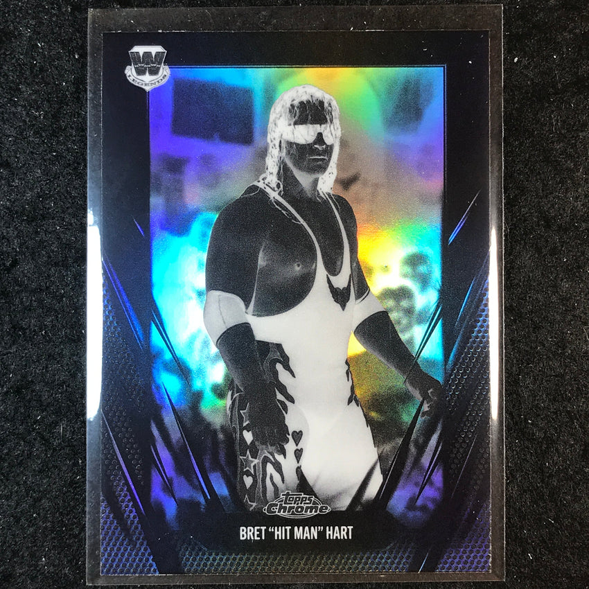 2026 Topps Chrome WWE BRET "HIT MAN" HART Base Negative #30