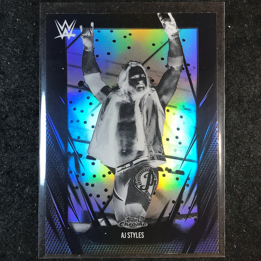 2026 Topps Chrome WWE AJ STYLES Base Negative #47