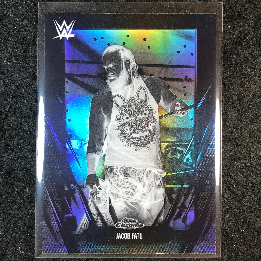 2026 Topps Chrome WWE JACOB FATU Base Negative #55