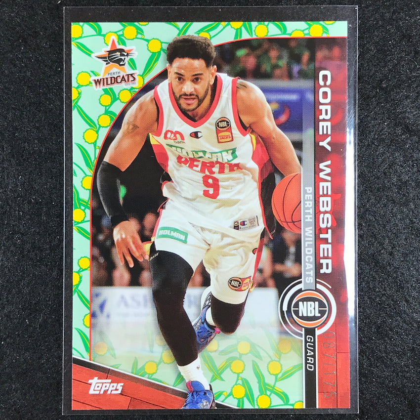 2023-24 Topps NBL COREY WEBSTER Base Golden Wattle 87/175 No. 64