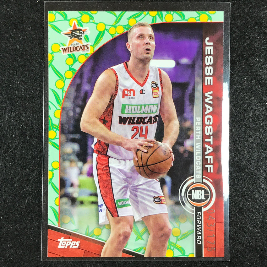 2023-24 Topps NBL JESSE WAGSTAFF Base Golden Wattle 43/175 No. 67