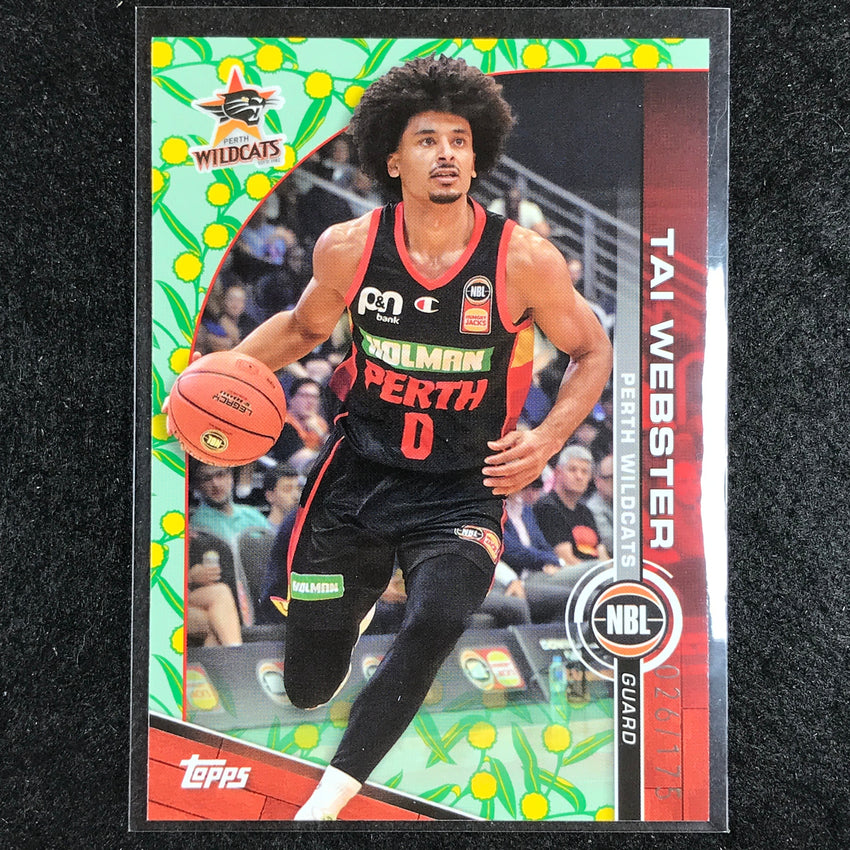 2023-24 Topps NBL TAI WEBSTER Base Golden Wattle 26/175 No. 70