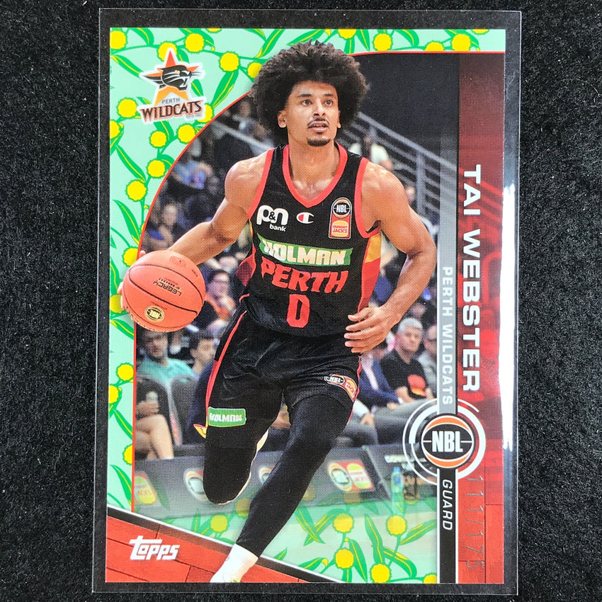 2023-24 Topps NBL TAI WEBSTER Base Golden Wattle 111/175 No. 70