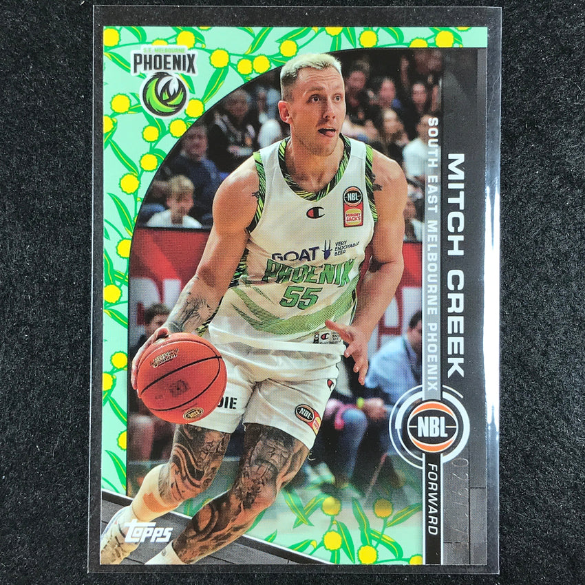 2023-24 Topps NBL MITCH CREEK Base Golden Wattle 29/175 No. 77