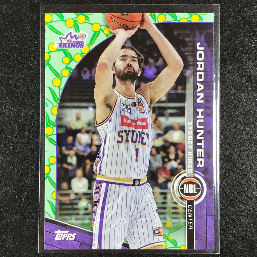 2023-24 Topps NBL JORDAN HUNTER Base Golden Wattle 134/175 No. 81
