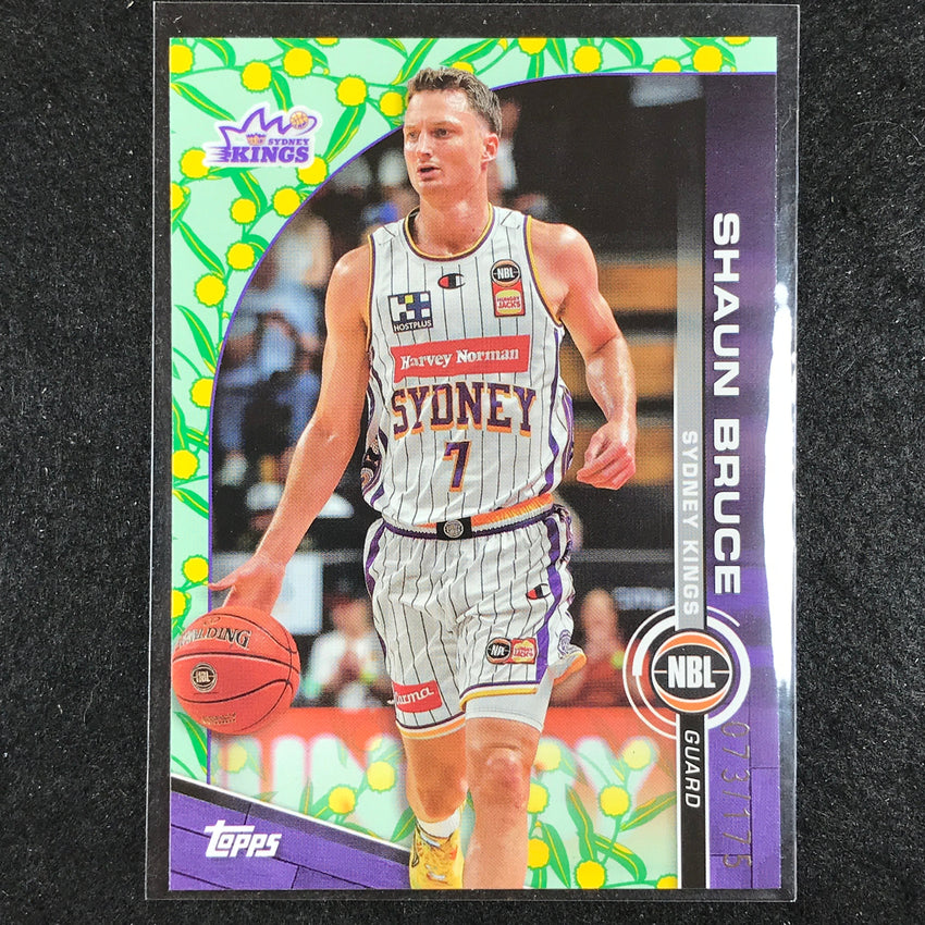 2023-24 Topps NBL SHAUN BRUCE Base Golden Wattle 73/175 No. 90