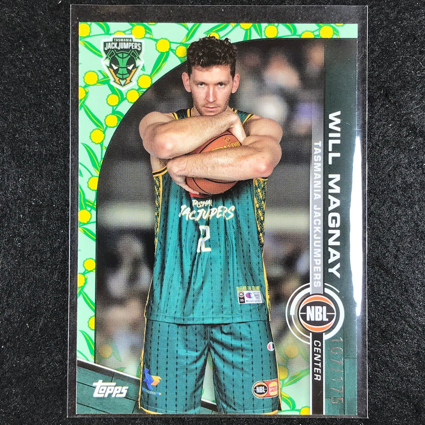 2023-24 Topps NBL WILL MAGNAY Base Golden Wattle 107/175 No. 100
