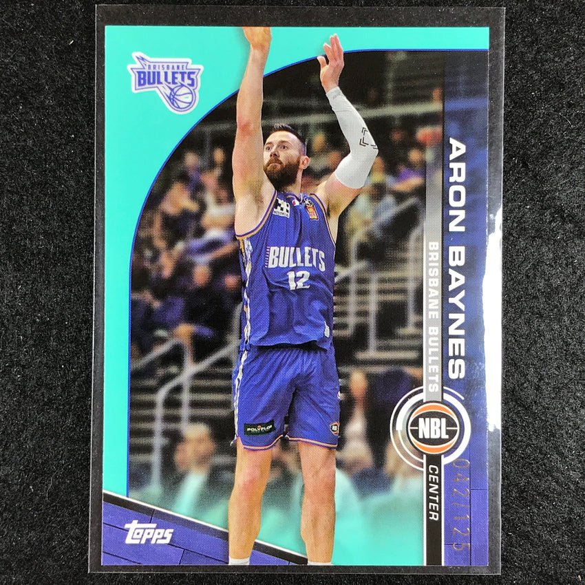2023-24 Topps NBL ARON BAYNES Base Aqua 42/125 No. 11