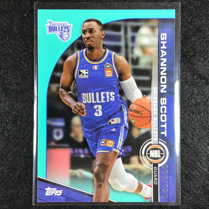 2023-24 Topps NBL SHANNON SCOTT Base Aqua 3/125 #19