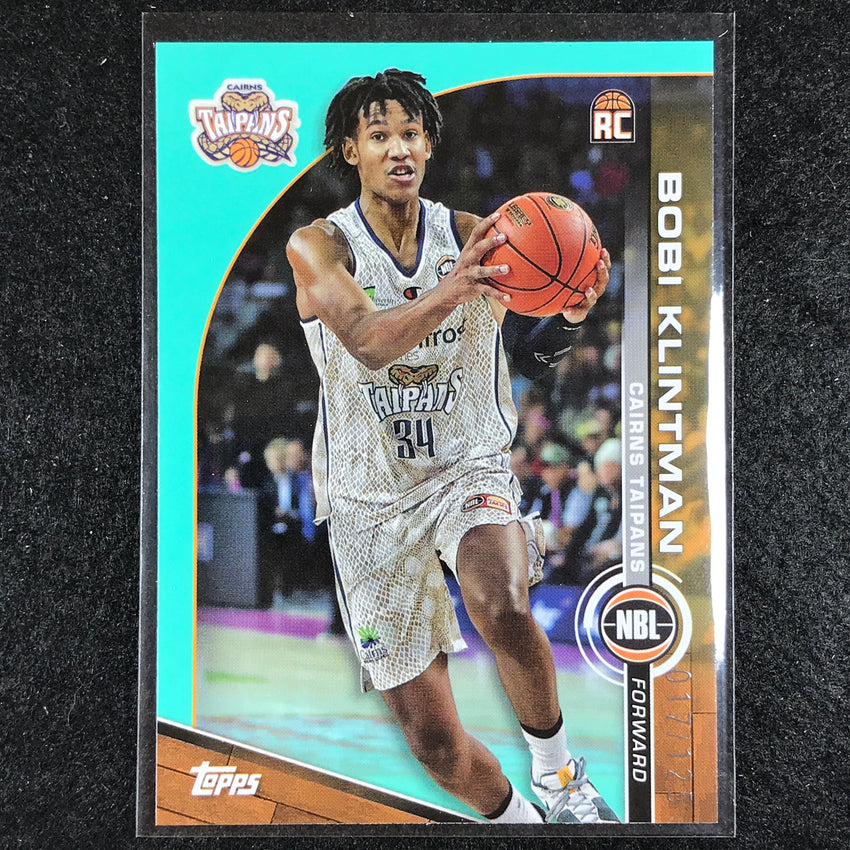 2023-24 Topps NBL BOBI KLINTMAN Rookie Base Aqua 17/125 No. 22