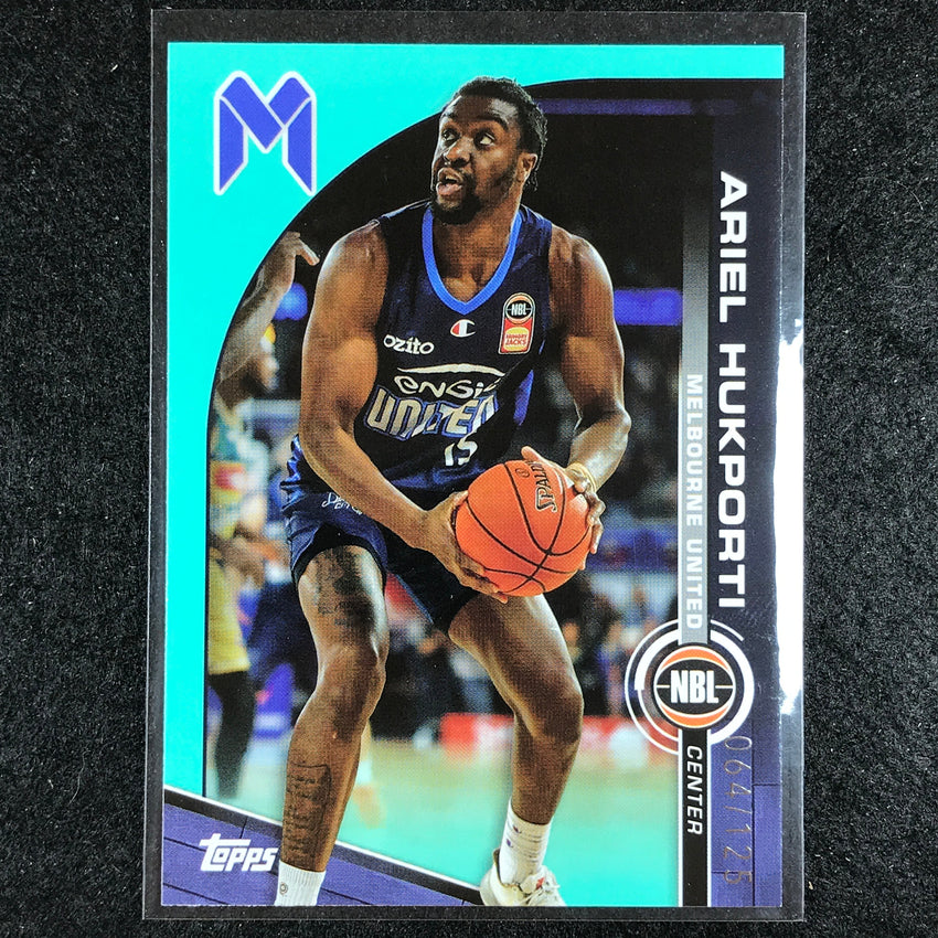2023-24 Topps NBL ARIEL HUKPORTI Base Aqua 64/125 No. 42