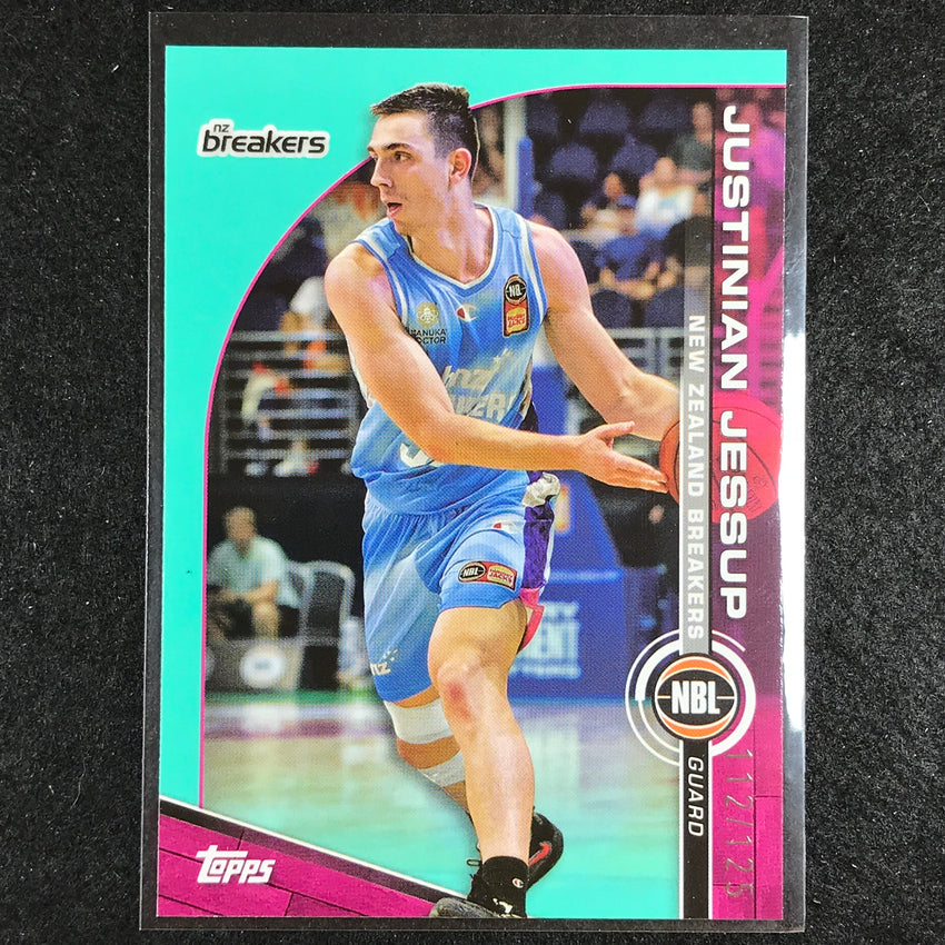 2023-24 Topps NBL JUSTINIAN JESSUP Base Aqua 112/125 #55